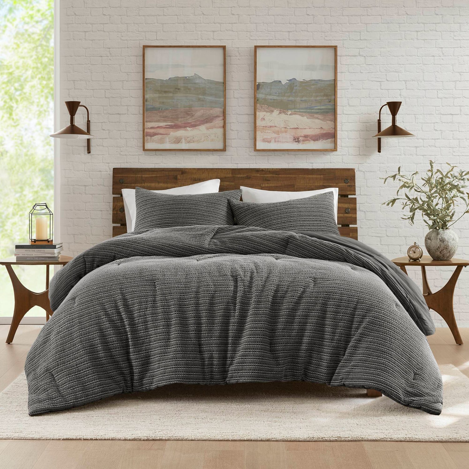 Woolrich Lyon Cotton Waffle Washed 3-pc. Comforter Set