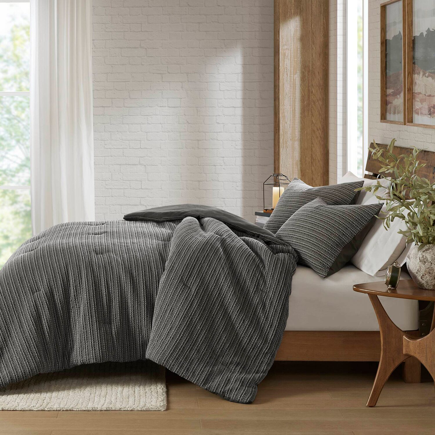 Woolrich Lyon Cotton Waffle Washed 3-pc. Comforter Set