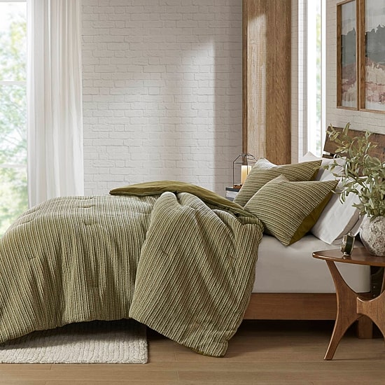 Woolrich Lyon Cotton Waffle Washed 3-pc. Comforter Set