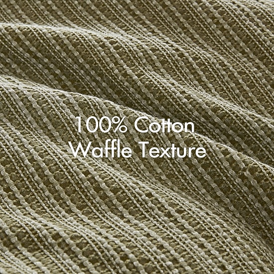 Woolrich Lyon Cotton Waffle Washed 3-pc. Comforter Set