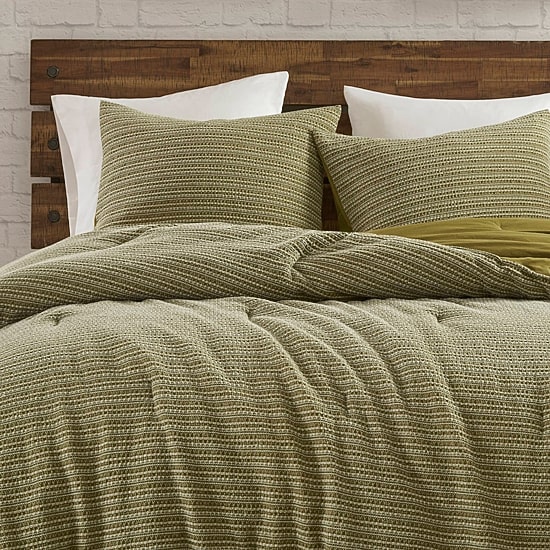 Woolrich Lyon Cotton Waffle Washed 3-pc. Comforter Set