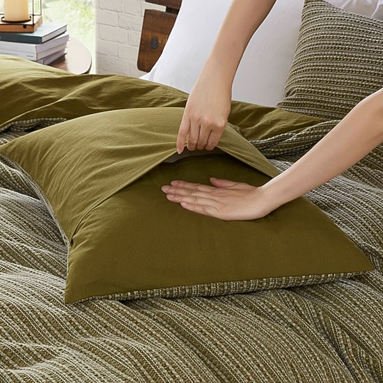 Woolrich Lyon Cotton Waffle Washed 3-pc. Comforter Set