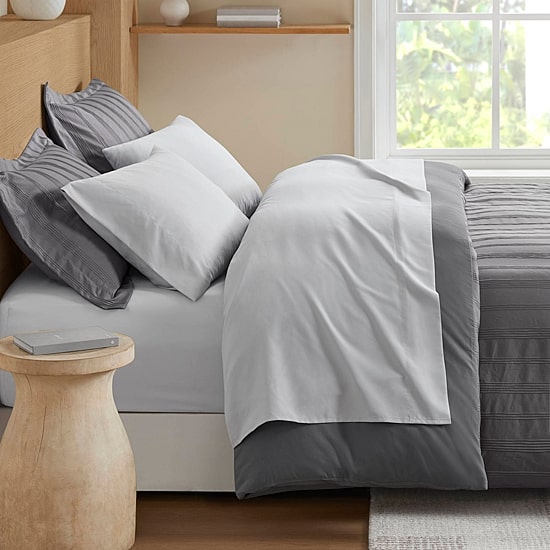 510 Design Logan Woven Striped Duvet Cover Set