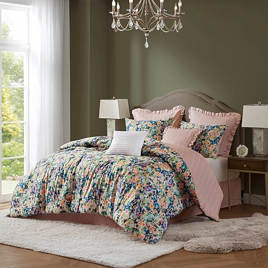 Madison Park Amira 8-pc. Floral Reversible Comforter Set