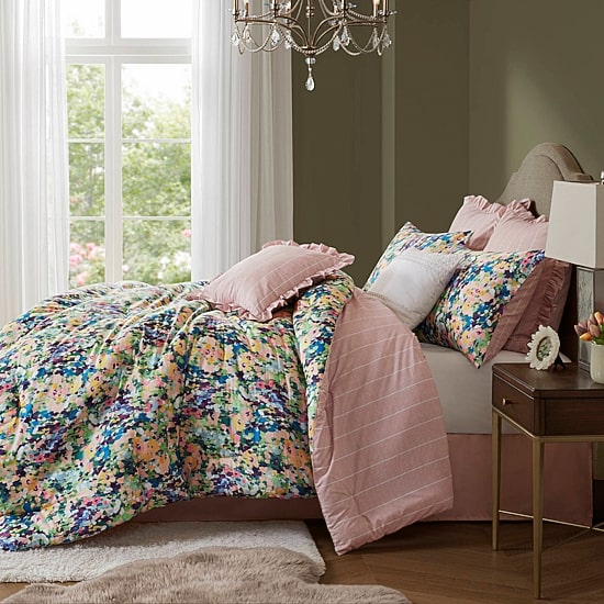 Madison Park Amira 8-pc. Floral Reversible Comforter Set