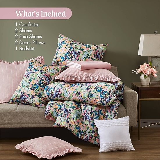 Madison Park Amira 8-pc. Floral Reversible Comforter Set
