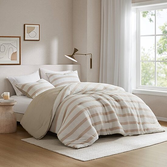 510 Design Merritt Yarn-Dyed Striped Easy Care Comforter Set