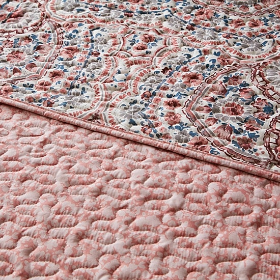 510 Design Valerie Boho Floral Reversible Quilt Set