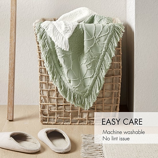 Madison Park Esme Floral Tufting Chenille 3-pc. Easy Care Bedspread Set