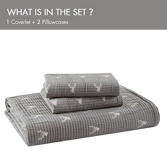 Woolrich Keystone 3-pc. Reversible Quilt Set