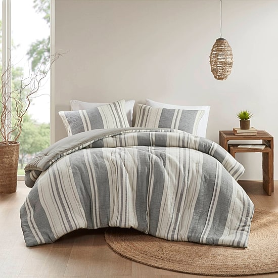 Woolrich Mesa Ultra-Soft Cotton Gauze Waffle Weave Comforter Set