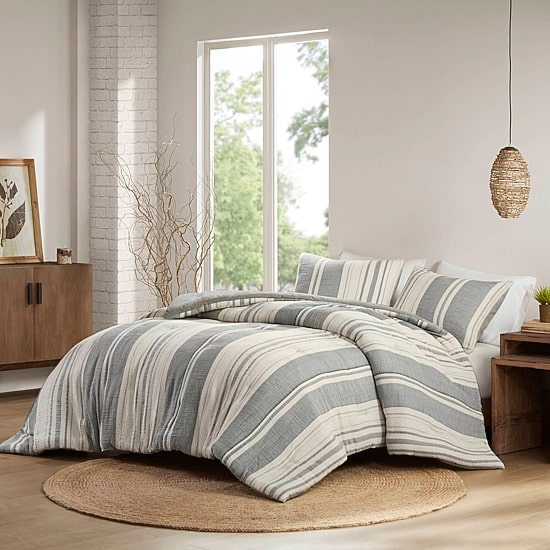 Woolrich Mesa Ultra-Soft Cotton Gauze Waffle Weave Comforter Set