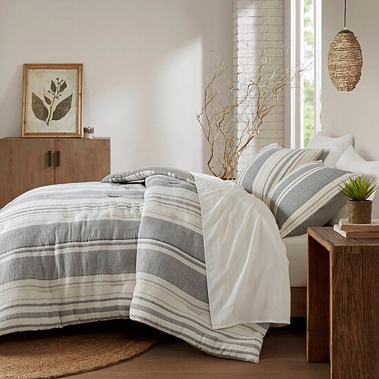 Woolrich Mesa Ultra-Soft Cotton Gauze Waffle Weave Comforter Set