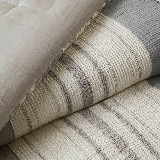 Woolrich Mesa Ultra-Soft Cotton Gauze Waffle Weave Comforter Set