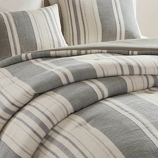 Woolrich Mesa Ultra-Soft Cotton Gauze Waffle Weave Comforter Set
