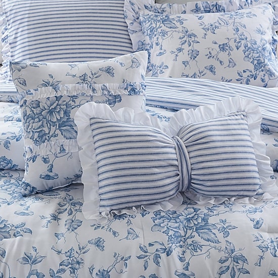 Madison Park Essentials Colette Reversible Comforter Set with Decorative Pillows