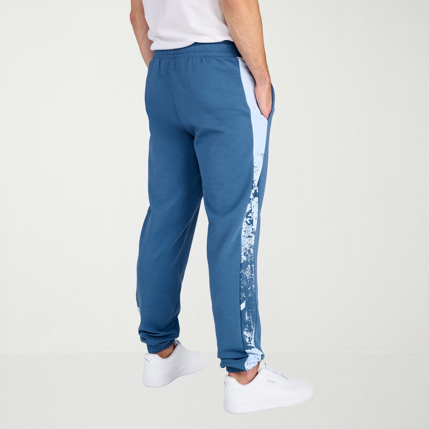 PUMA Essential Mens STRETCH FABRIC Tapered Regular Fit Track Pant