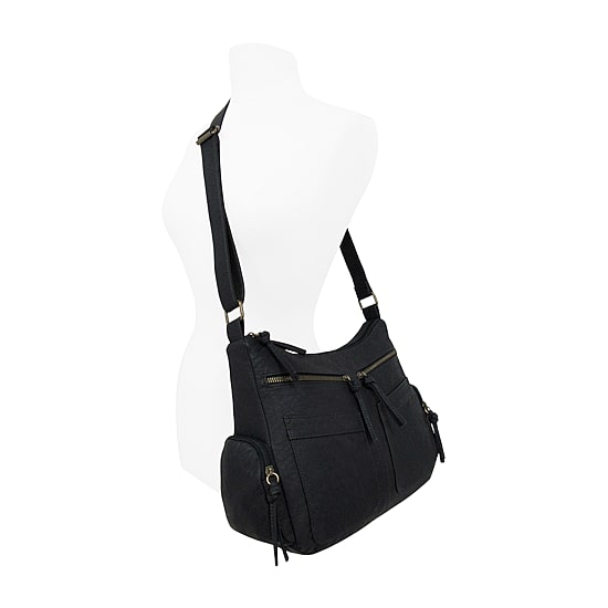 Bueno of California Top Zip Large Crossbody Bag