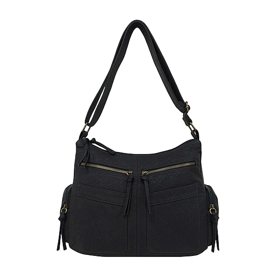 Bueno of California Top Zip Large Crossbody Bag