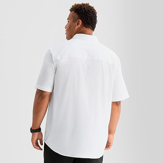 Stylus Mens Short Sleeve Regular Fit Big and Tall Button-Down Shirt
