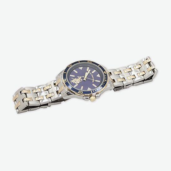 U.S. Polo Assn. Mens Two Tone 4-pc. Watch Boxed Set Usc20295jc