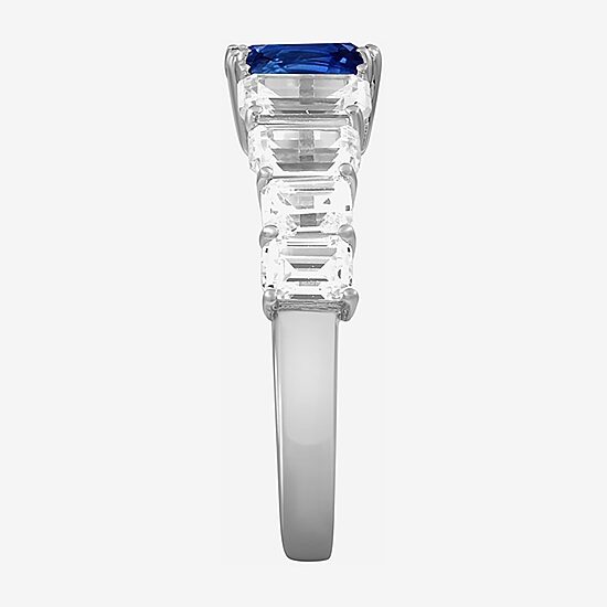 Womens 3 5/8 Ct. T.W. Genuine Blue Sapphire 10K Gold Cocktail Ring