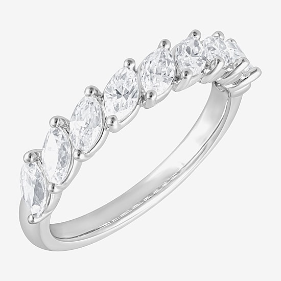 (F / Vs2) Womens 1 CT. T.W. Lab Grown White Diamond 10K Gold Band