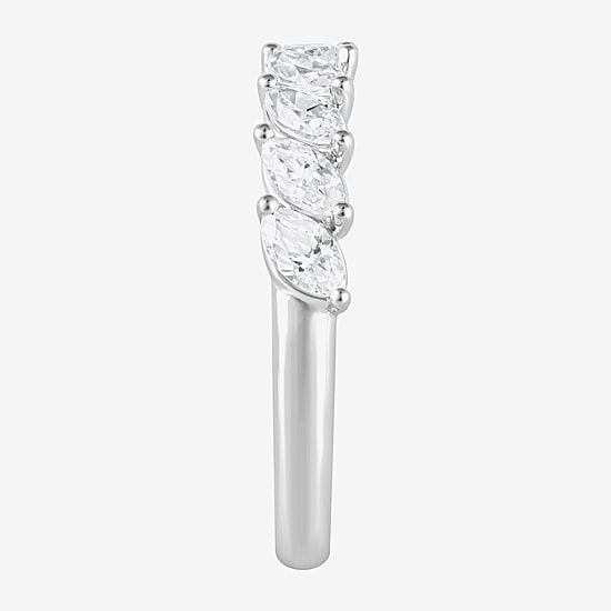 (F / Vs2) Womens 1 CT. T.W. Lab Grown White Diamond 10K Gold Band