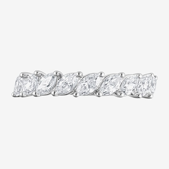 (F / Vs2) Womens 1 CT. T.W. Lab Grown White Diamond 10K Gold Band