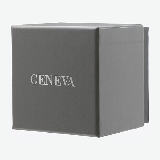Geneva Mens Brown Strap Watch Mac5174jc