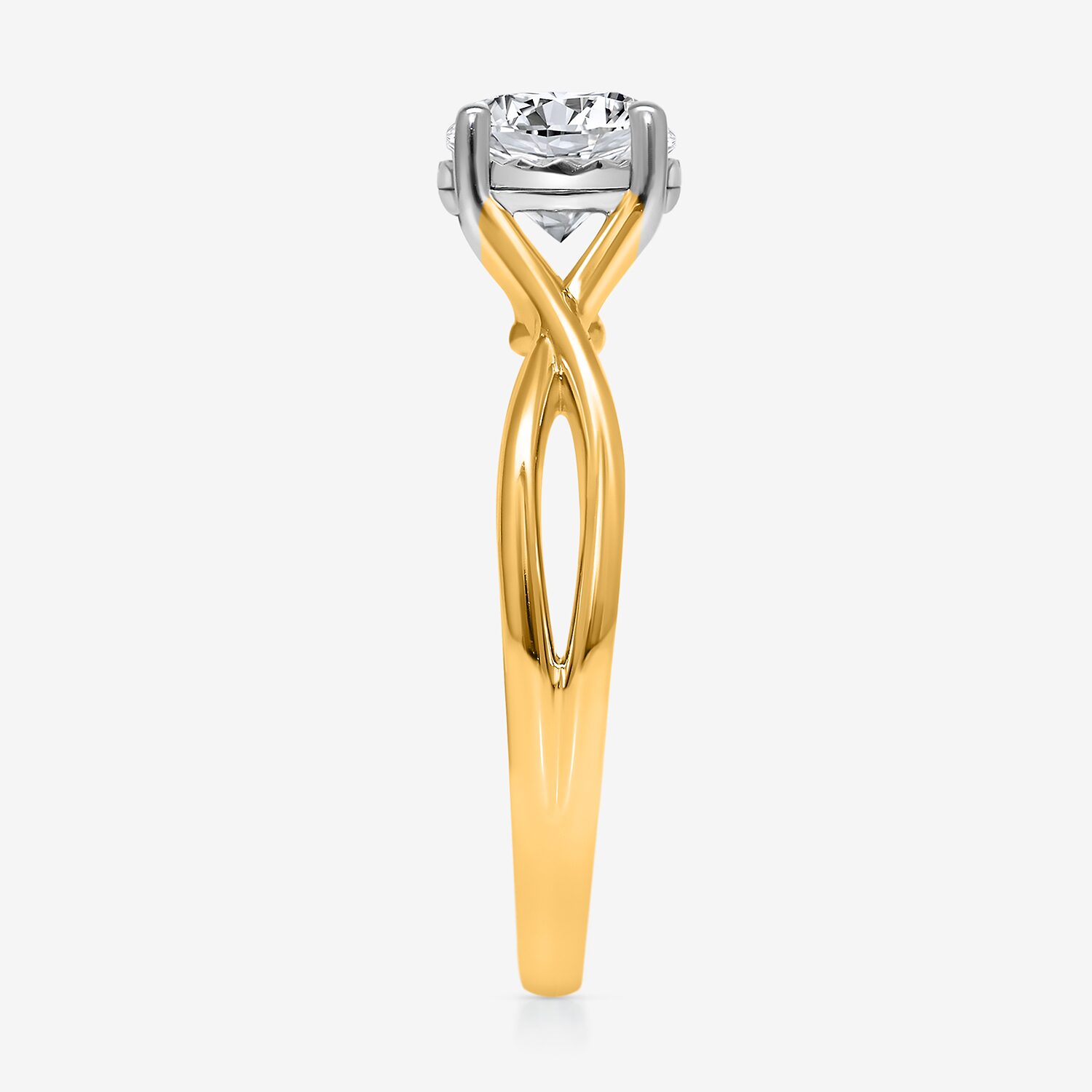 (I / Si2) Womens 1 CT. T.W. Lab Grown White Diamond Sterling Silver Round Solitaire Engagement Ring