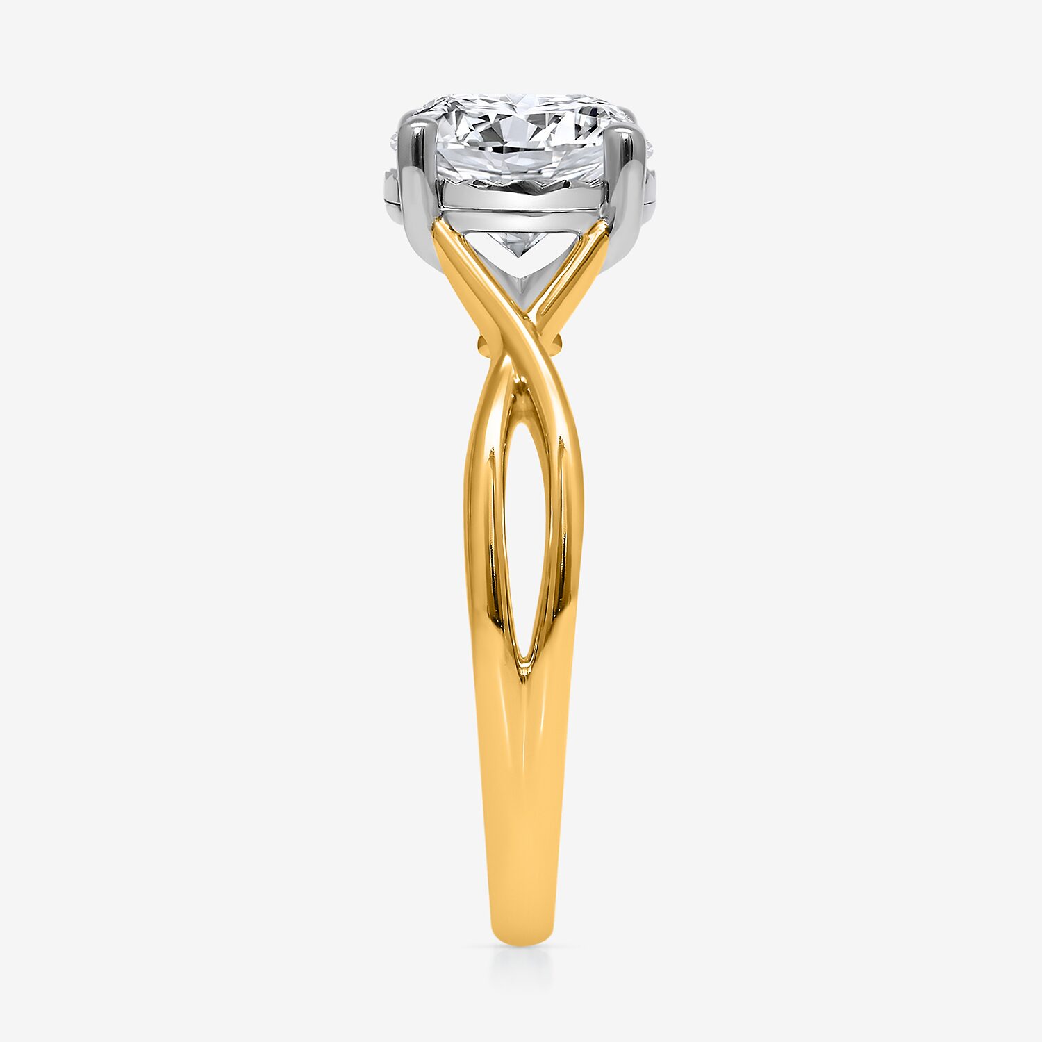 (I / Si2) Womens 2 CT. T.W. Lab Grown White Diamond Sterling Silver Round Solitaire Engagement Ring