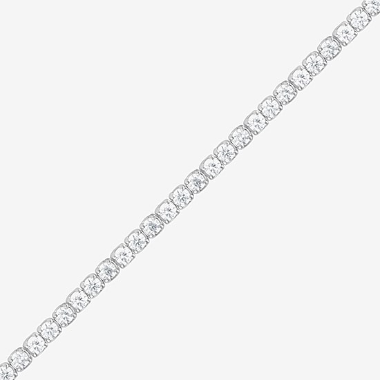 (Si2, F) Womens 2 CT. T.W. Lab Grown White Diamond Sterling Silver 7 Inch Tennis Bracelet