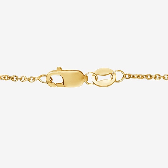 Cross (F/Vs2) Womens 1/4 CT. T.W. Lab Grown White Diamond 14K Gold Over Silver Cross 18 Inch Pendant Necklace