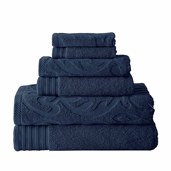 Pacific Coast Textiles™ Medallion Swirl 6-pc. Bath Towel Set