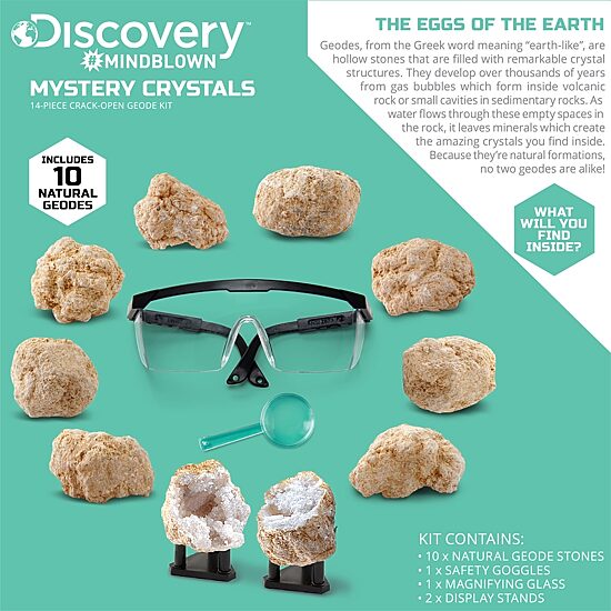 Discovery™ #Mindblown Geode Crystal Excavation Kit