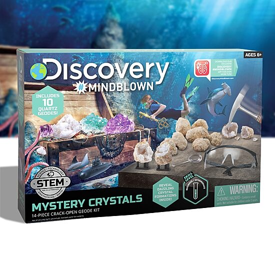 Discovery™ #Mindblown Geode Crystal Excavation Kit