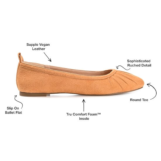 Journee Collection Tannya Womens Round Closed Toe Ballet Flats