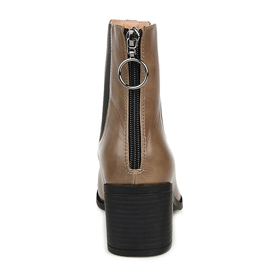 Journee Collection Womens Nigella Stacked Heel Booties