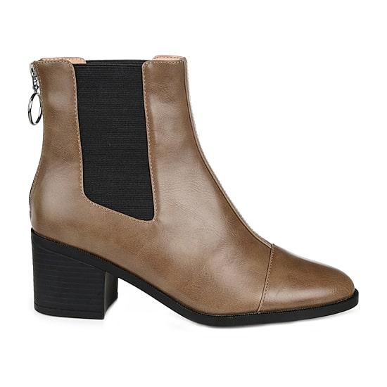 Journee Collection Womens Nigella Stacked Heel Booties