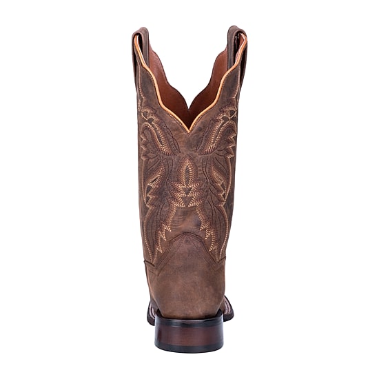 Dan Post Womens Stacked Heel Cowboy Boots Wide Width
