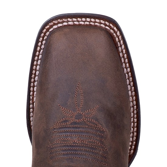Dan Post Womens Stacked Heel Cowboy Boots Wide Width