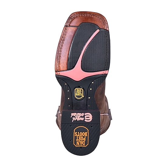 Dan Post Womens Stacked Heel Cowboy Boots Wide Width