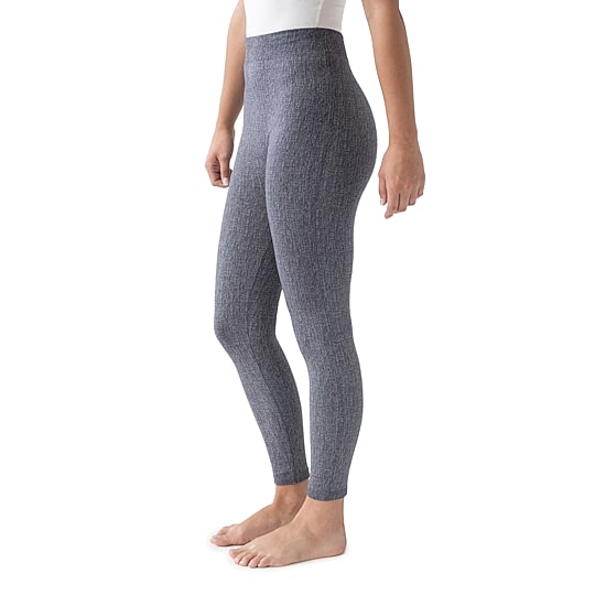 Muk Luks Faux Denim Womens Comfort Waistband Full Length Leggings