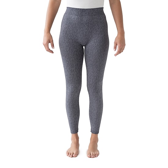 Muk Luks Faux Denim Womens Comfort Waistband Full Length Leggings