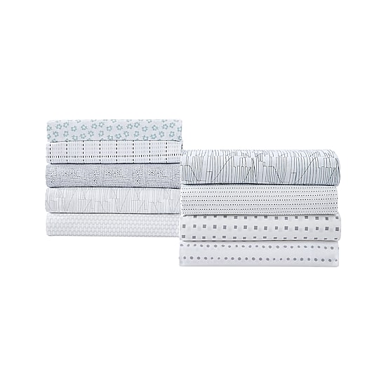 City Scene Cotton Percale 200TC Easy Care Sheet Set
