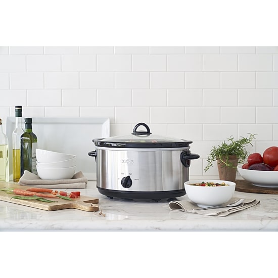 Cooks 6 Quart Stainless Steel Slow Cooker