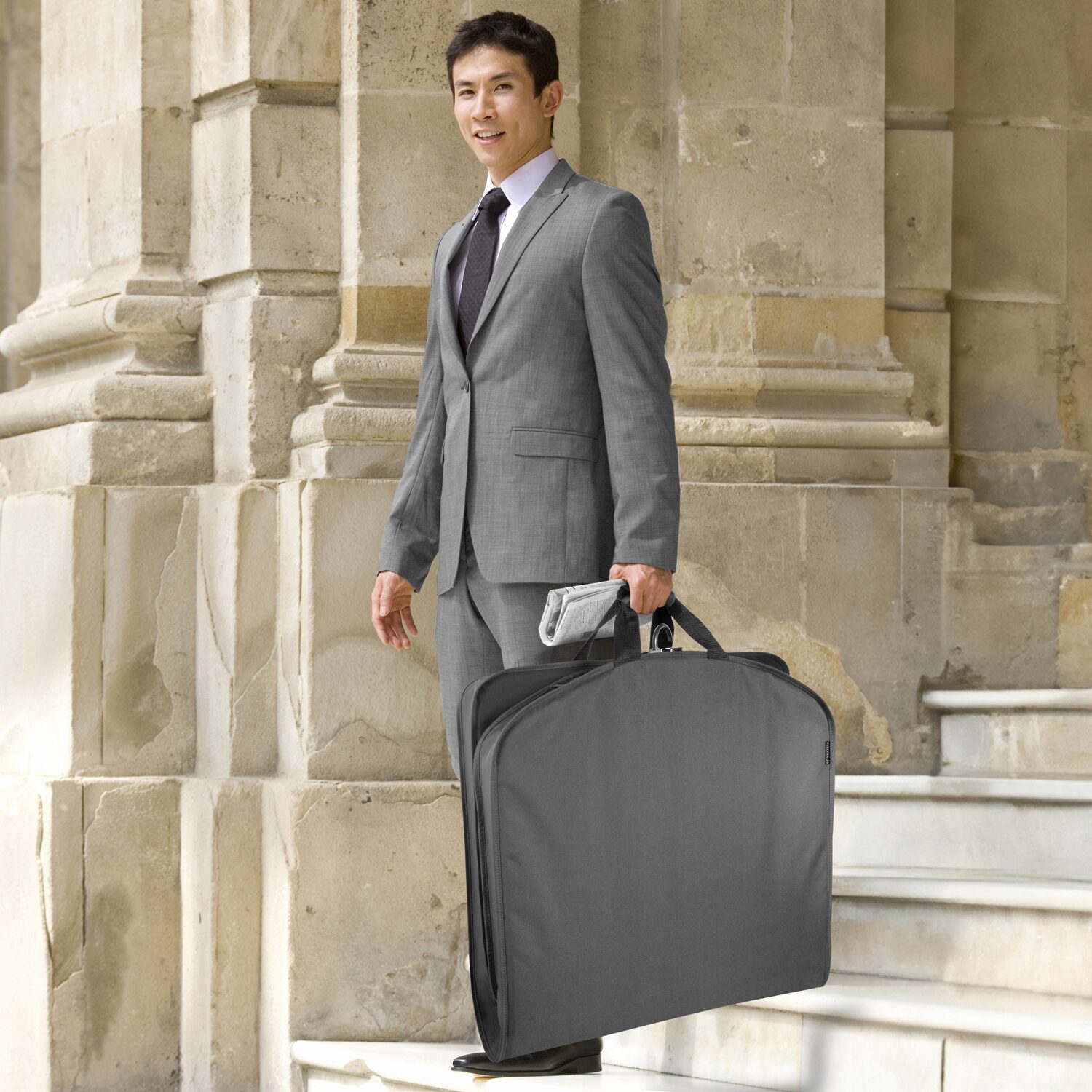 WallyBags 40" Deluxe Solids Travel Garment Bag