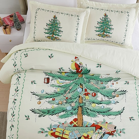 Spode Christmas Tree Comforter Set
