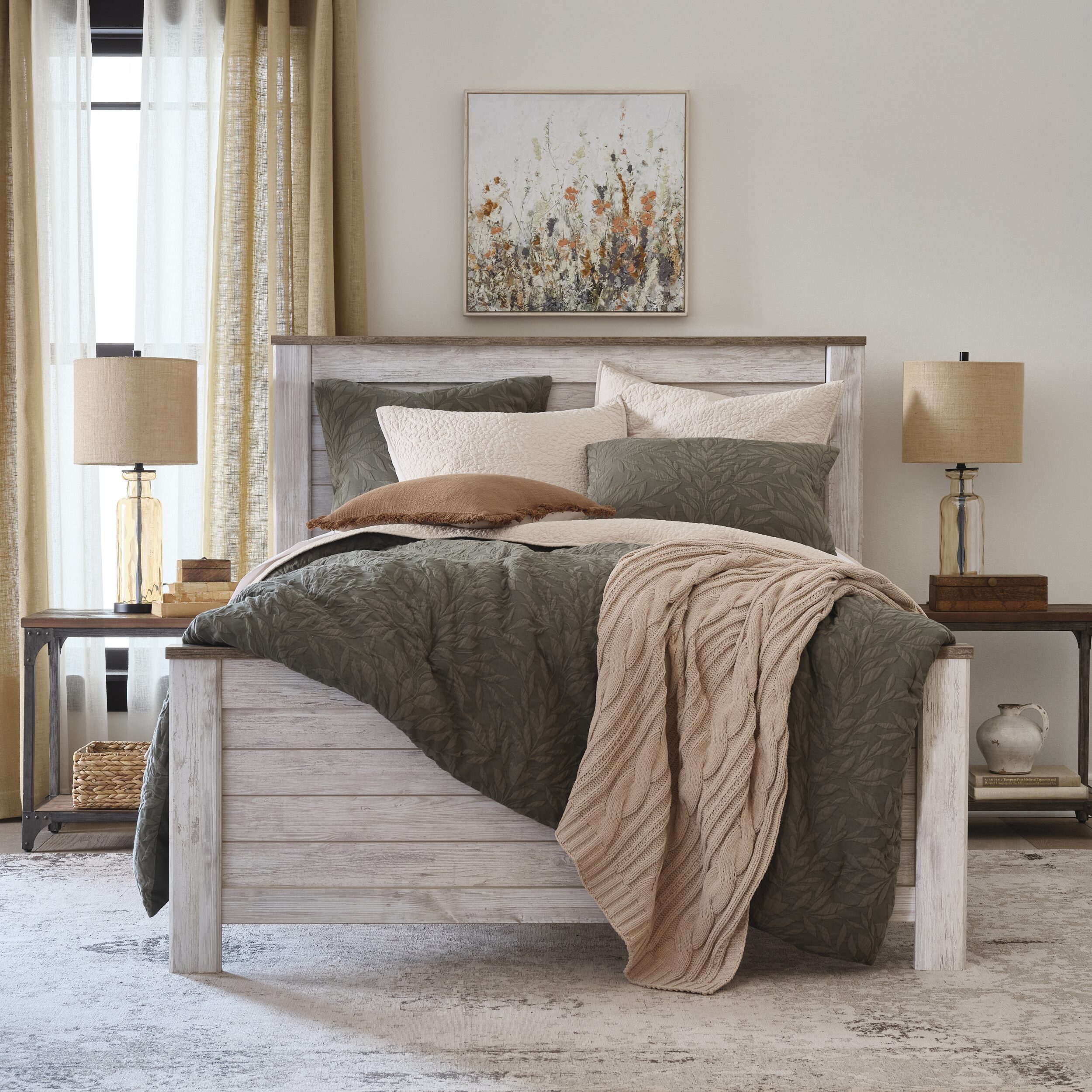 Linden Street Dalton 3-pc. Floral Comforter Set